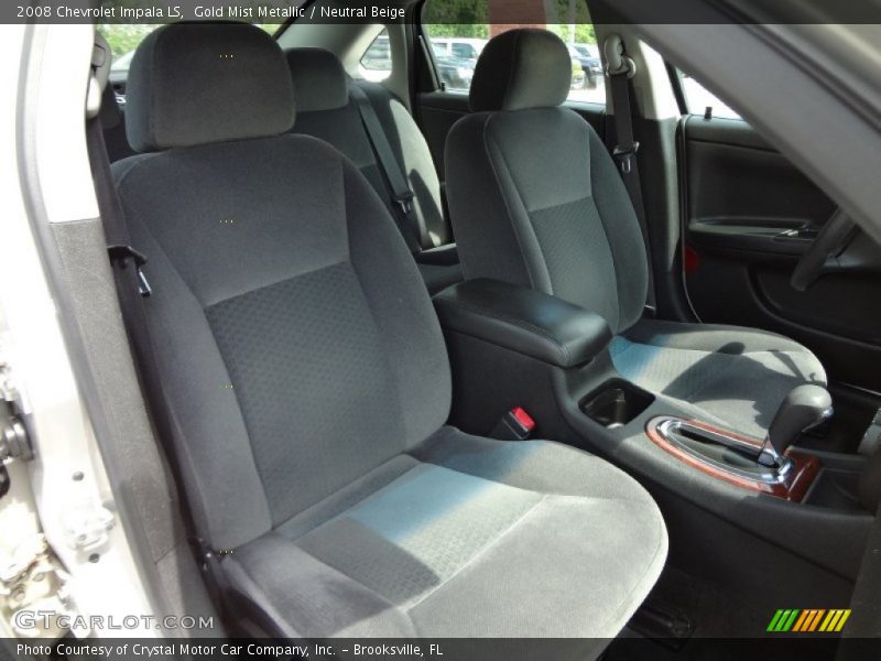 Gold Mist Metallic / Neutral Beige 2008 Chevrolet Impala LS
