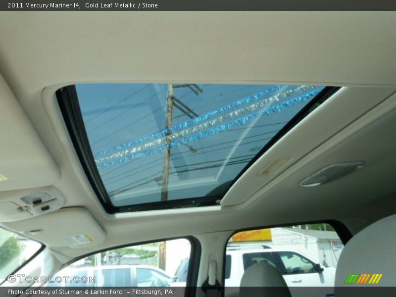 Sunroof of 2011 Mariner I4