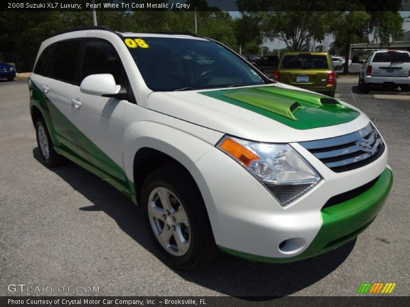 Pearl White Tri Coat Metallic / Grey 2008 Suzuki XL7 Luxury