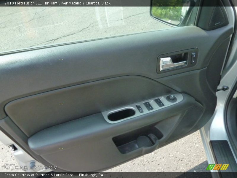 Brilliant Silver Metallic / Charcoal Black 2010 Ford Fusion SEL