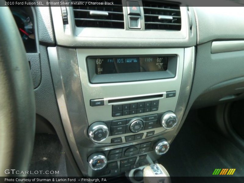 Brilliant Silver Metallic / Charcoal Black 2010 Ford Fusion SEL