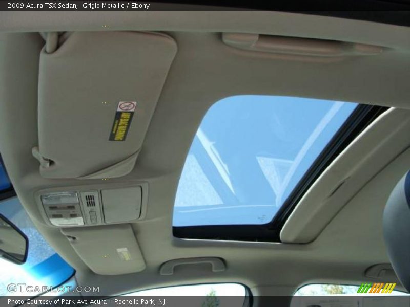 Grigio Metallic / Ebony 2009 Acura TSX Sedan