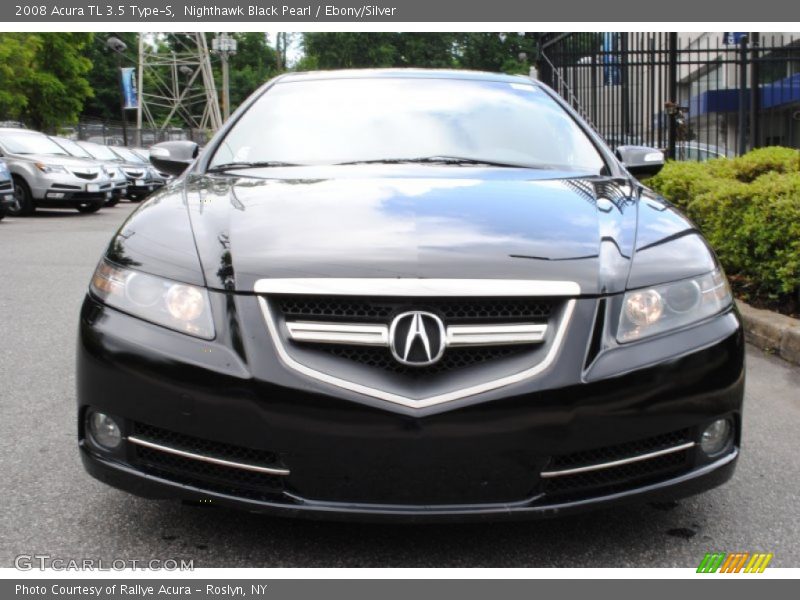 Nighthawk Black Pearl / Ebony/Silver 2008 Acura TL 3.5 Type-S