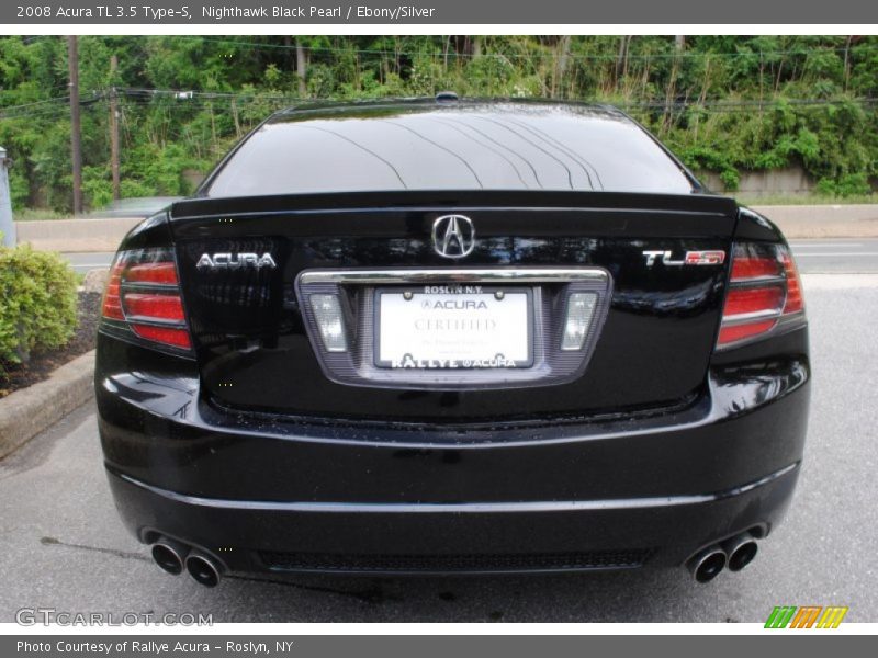 Nighthawk Black Pearl / Ebony/Silver 2008 Acura TL 3.5 Type-S