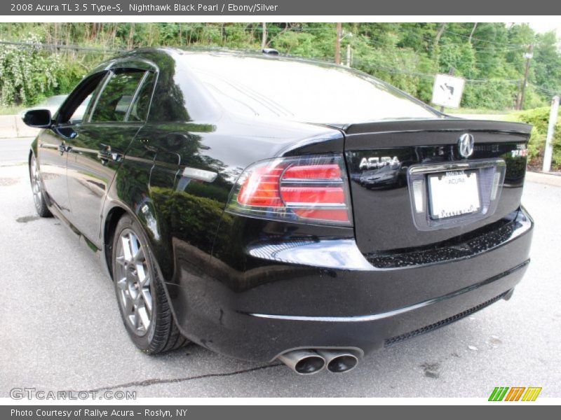 Nighthawk Black Pearl / Ebony/Silver 2008 Acura TL 3.5 Type-S
