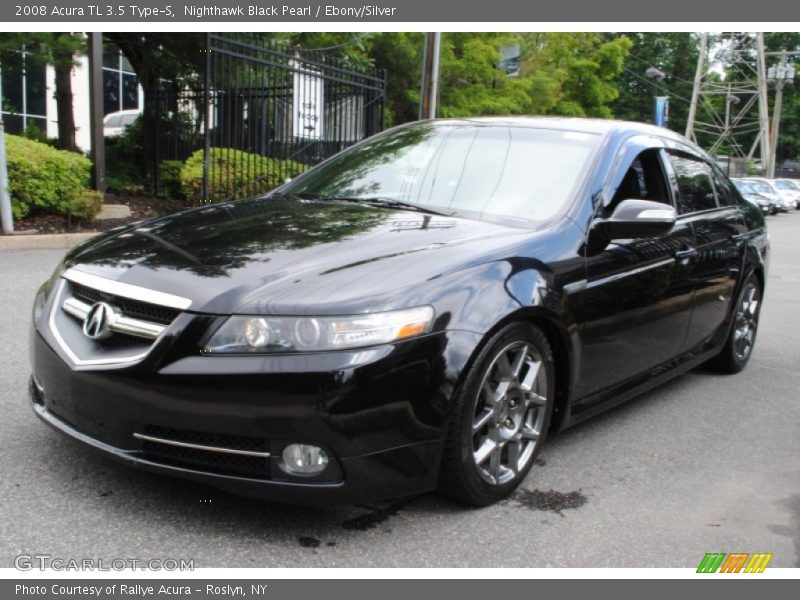 Nighthawk Black Pearl / Ebony/Silver 2008 Acura TL 3.5 Type-S