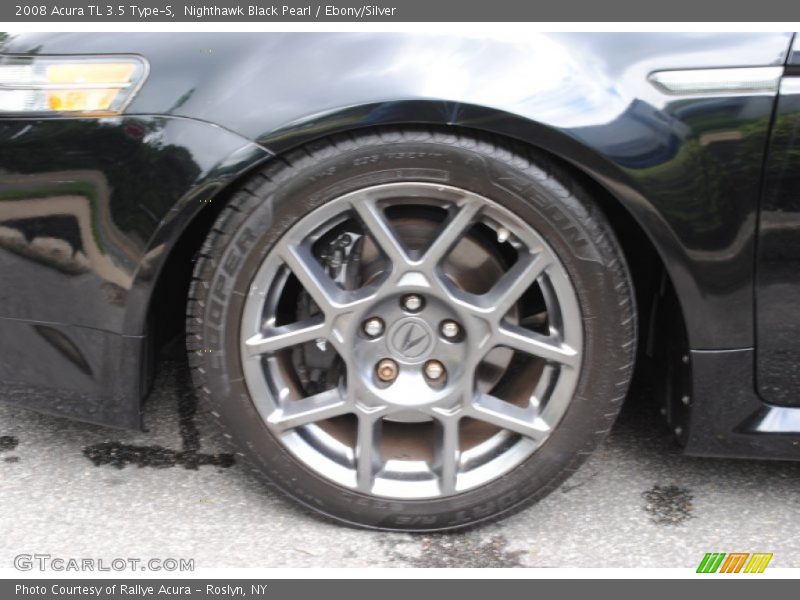 Nighthawk Black Pearl / Ebony/Silver 2008 Acura TL 3.5 Type-S