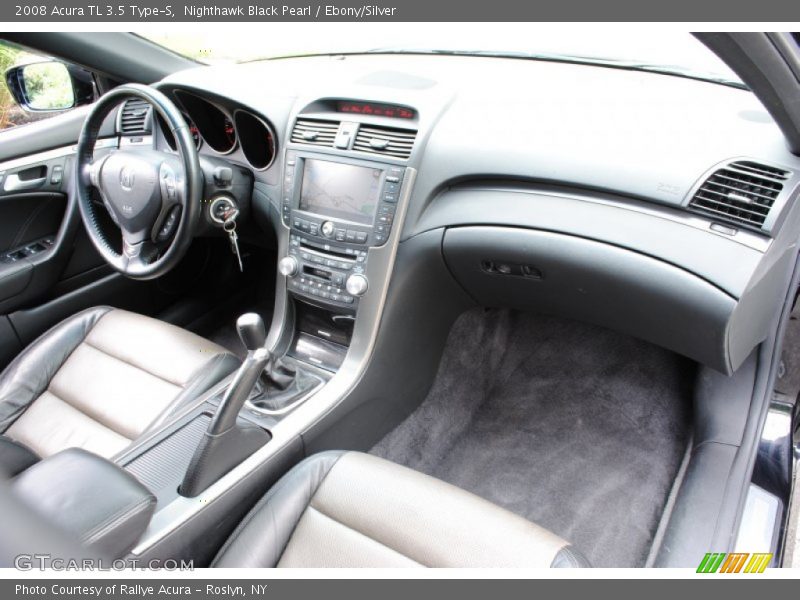 Nighthawk Black Pearl / Ebony/Silver 2008 Acura TL 3.5 Type-S