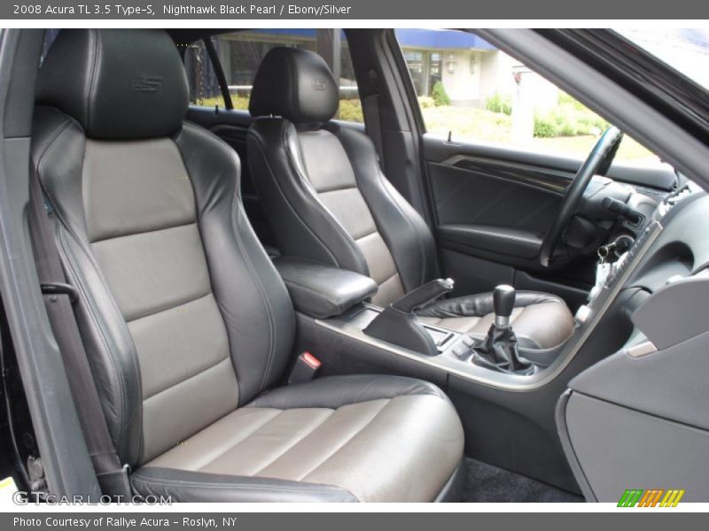 Nighthawk Black Pearl / Ebony/Silver 2008 Acura TL 3.5 Type-S