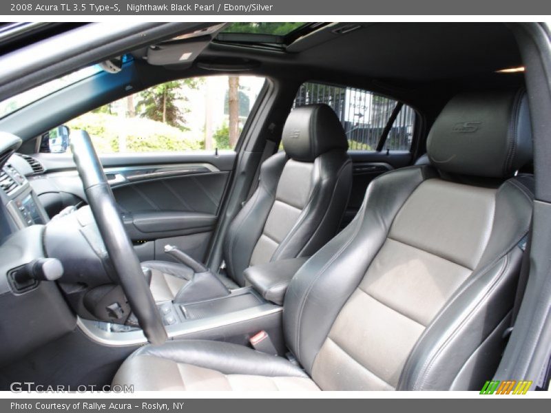 Nighthawk Black Pearl / Ebony/Silver 2008 Acura TL 3.5 Type-S