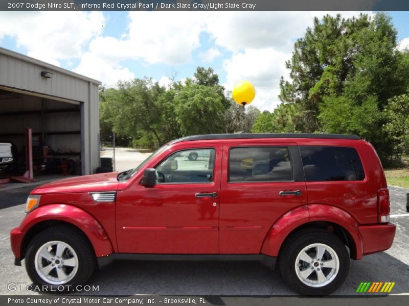 Inferno Red Crystal Pearl / Dark Slate Gray/Light Slate Gray 2007 Dodge Nitro SLT