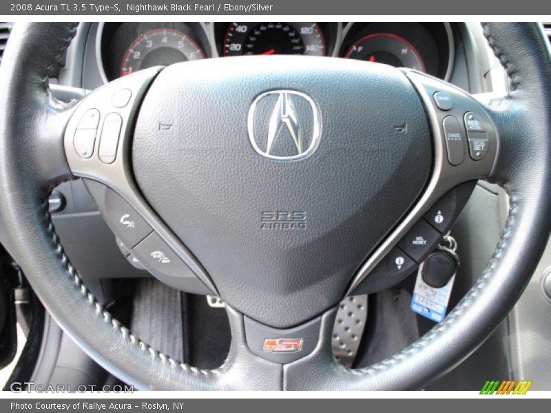 Nighthawk Black Pearl / Ebony/Silver 2008 Acura TL 3.5 Type-S