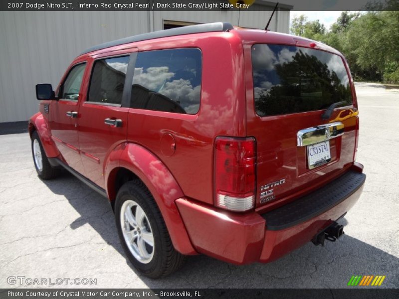 Inferno Red Crystal Pearl / Dark Slate Gray/Light Slate Gray 2007 Dodge Nitro SLT