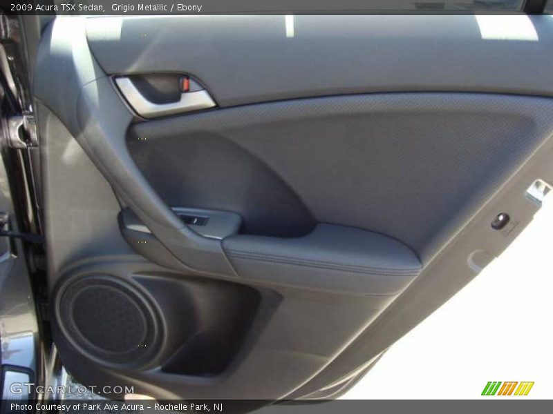 Grigio Metallic / Ebony 2009 Acura TSX Sedan