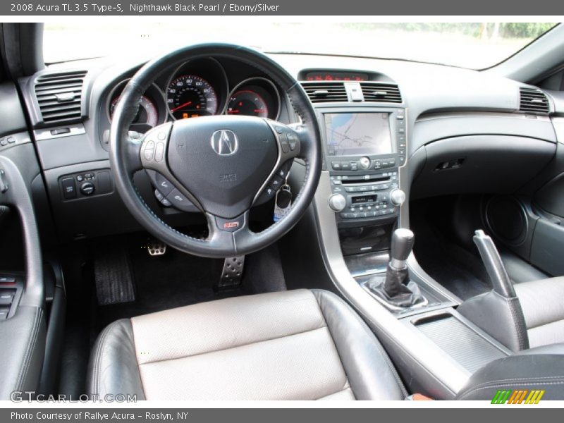 Nighthawk Black Pearl / Ebony/Silver 2008 Acura TL 3.5 Type-S