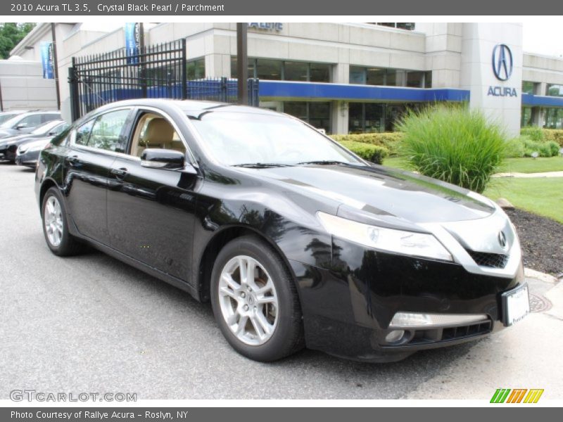 Crystal Black Pearl / Parchment 2010 Acura TL 3.5