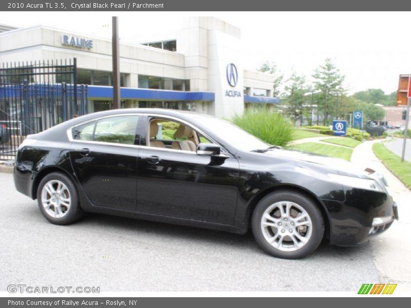 Crystal Black Pearl / Parchment 2010 Acura TL 3.5