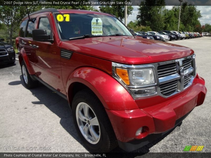 Inferno Red Crystal Pearl / Dark Slate Gray/Light Slate Gray 2007 Dodge Nitro SLT