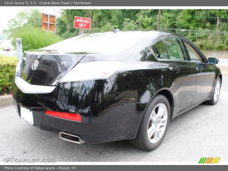 Crystal Black Pearl / Parchment 2010 Acura TL 3.5