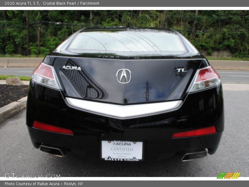 Crystal Black Pearl / Parchment 2010 Acura TL 3.5