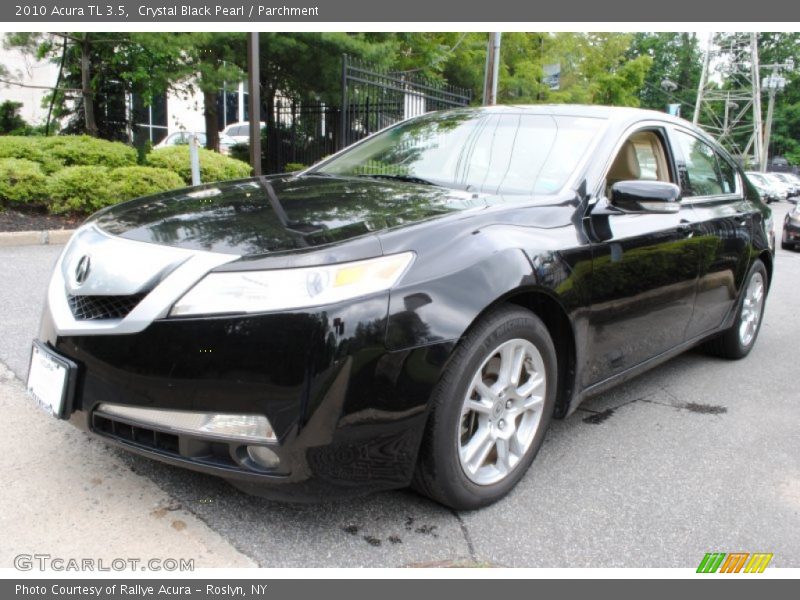 Crystal Black Pearl / Parchment 2010 Acura TL 3.5