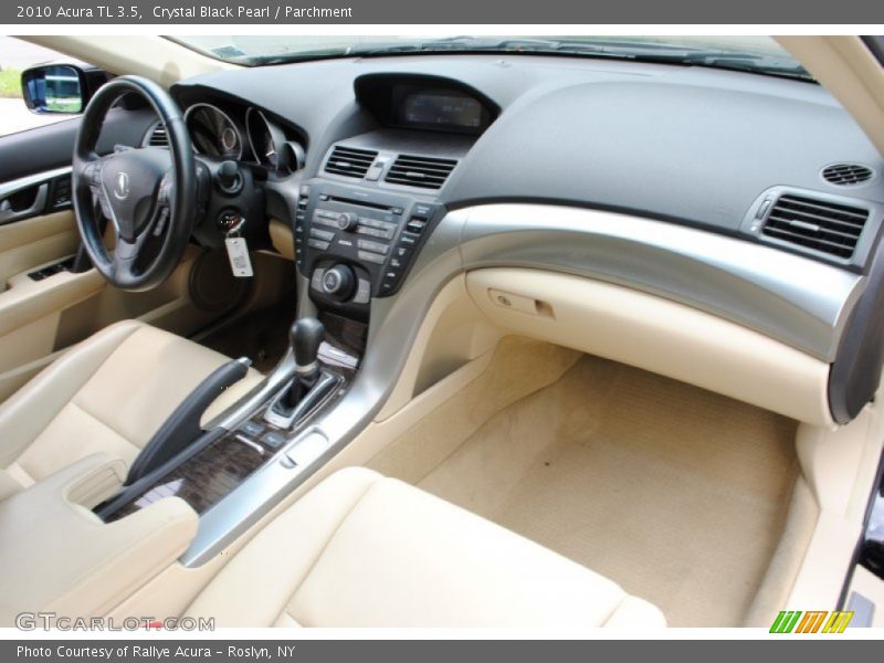 Crystal Black Pearl / Parchment 2010 Acura TL 3.5