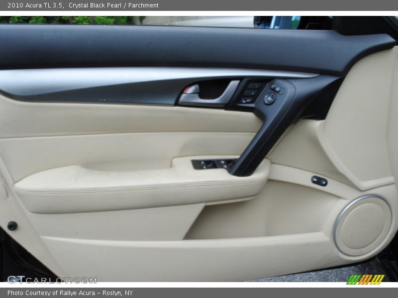 Crystal Black Pearl / Parchment 2010 Acura TL 3.5