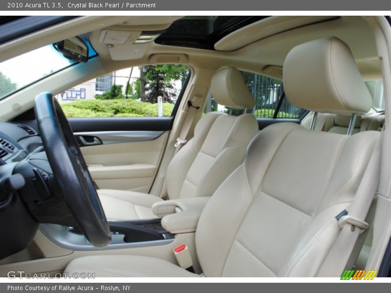 Crystal Black Pearl / Parchment 2010 Acura TL 3.5