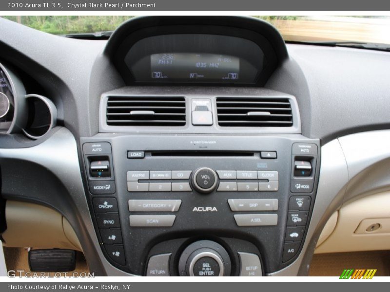 Crystal Black Pearl / Parchment 2010 Acura TL 3.5