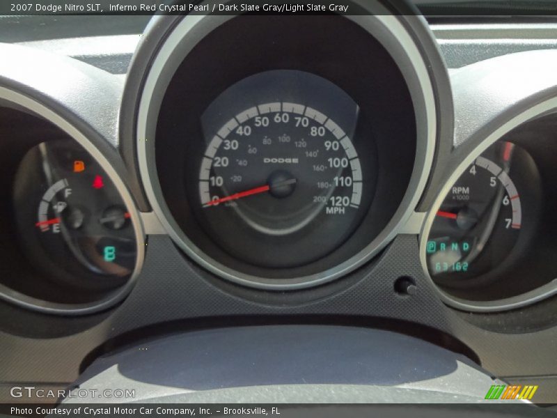 Inferno Red Crystal Pearl / Dark Slate Gray/Light Slate Gray 2007 Dodge Nitro SLT