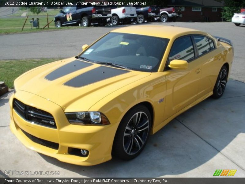 Stinger Yellow / Black/Super Bee Stripes 2012 Dodge Charger SRT8 Super Bee