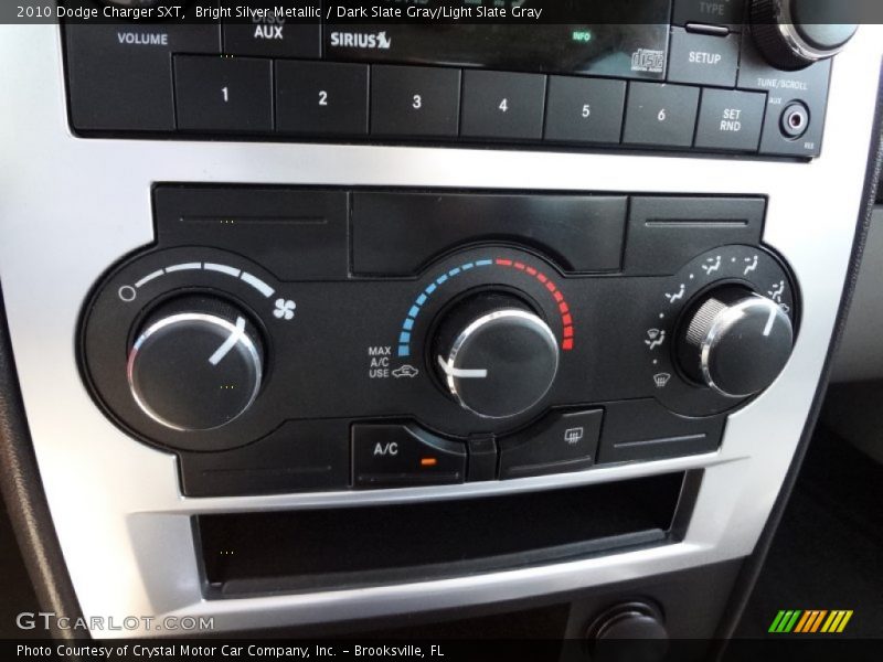 Bright Silver Metallic / Dark Slate Gray/Light Slate Gray 2010 Dodge Charger SXT