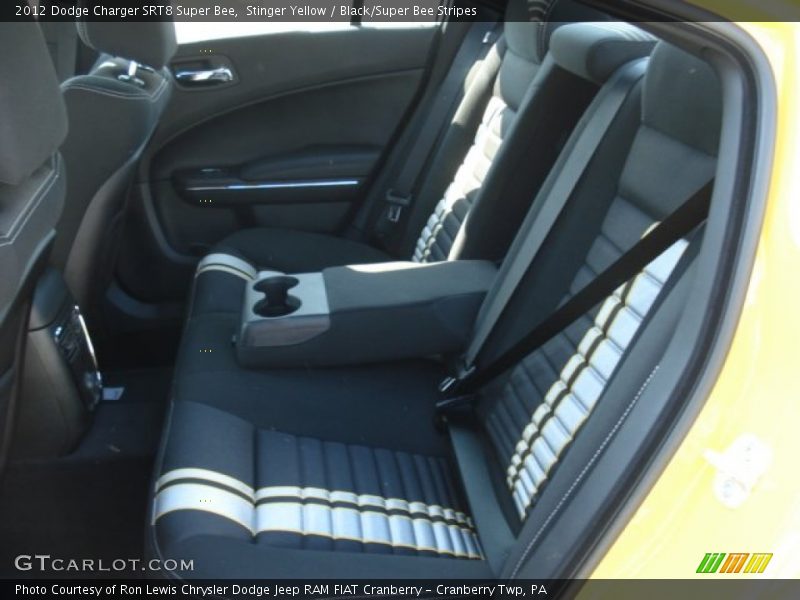  2012 Charger SRT8 Super Bee Black/Super Bee Stripes Interior