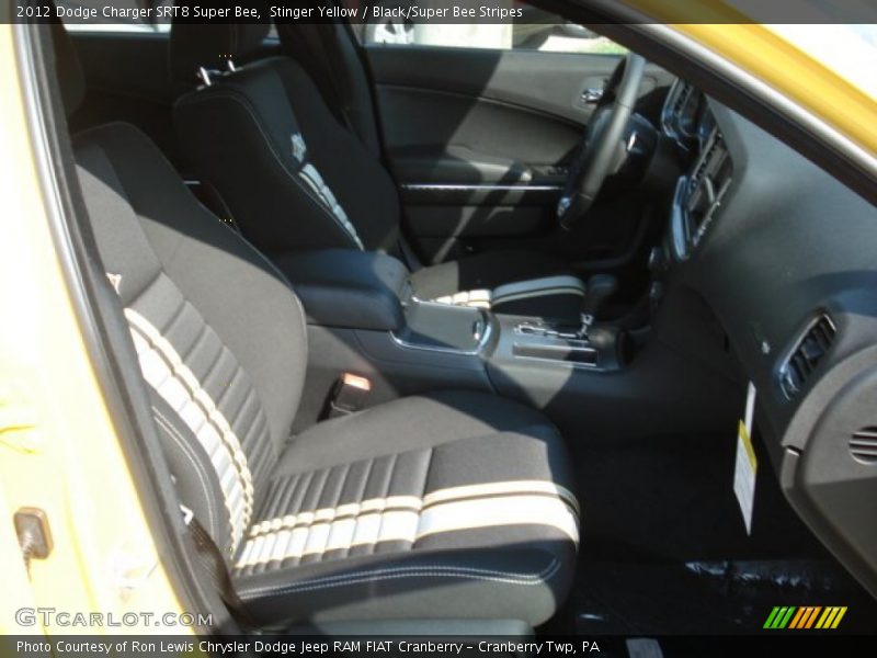 Stinger Yellow / Black/Super Bee Stripes 2012 Dodge Charger SRT8 Super Bee