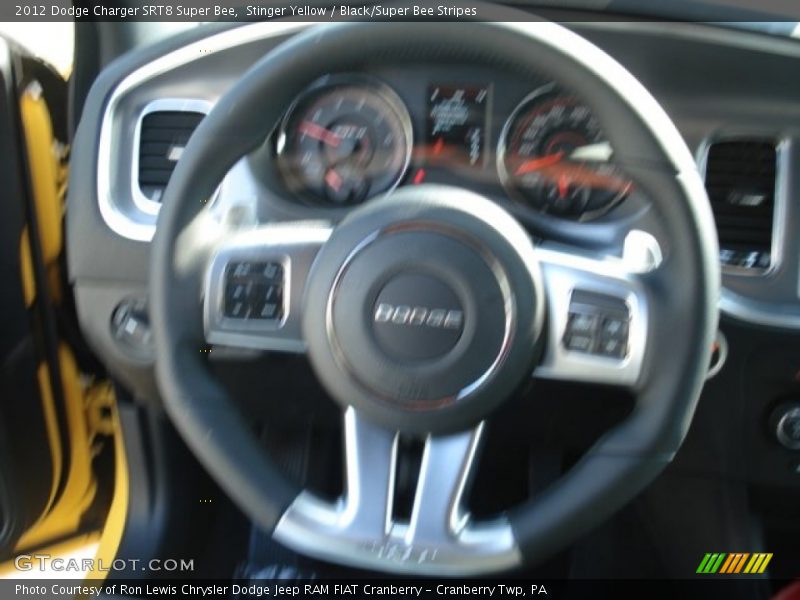 Stinger Yellow / Black/Super Bee Stripes 2012 Dodge Charger SRT8 Super Bee