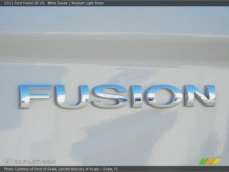 White Suede / Medium Light Stone 2011 Ford Fusion SE V6