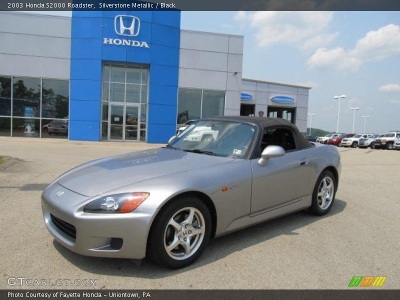 Silverstone Metallic / Black 2003 Honda S2000 Roadster