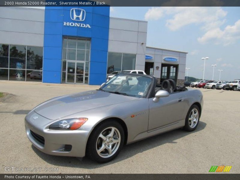 Silverstone Metallic / Black 2003 Honda S2000 Roadster