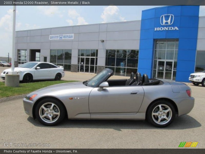 Silverstone Metallic / Black 2003 Honda S2000 Roadster