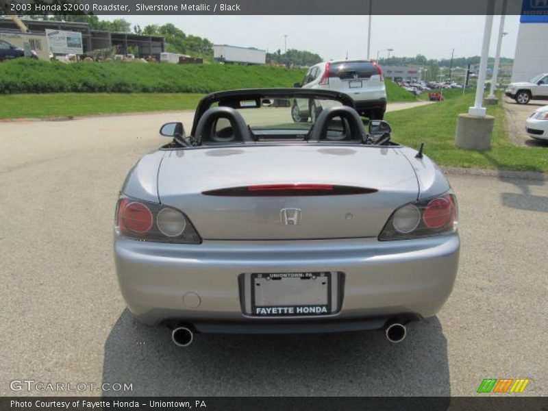 Silverstone Metallic / Black 2003 Honda S2000 Roadster