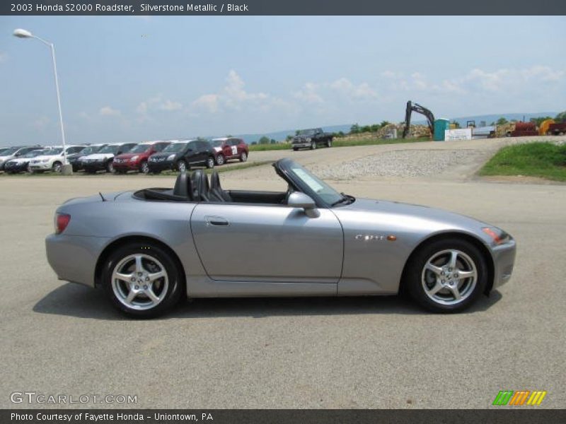 Silverstone Metallic / Black 2003 Honda S2000 Roadster
