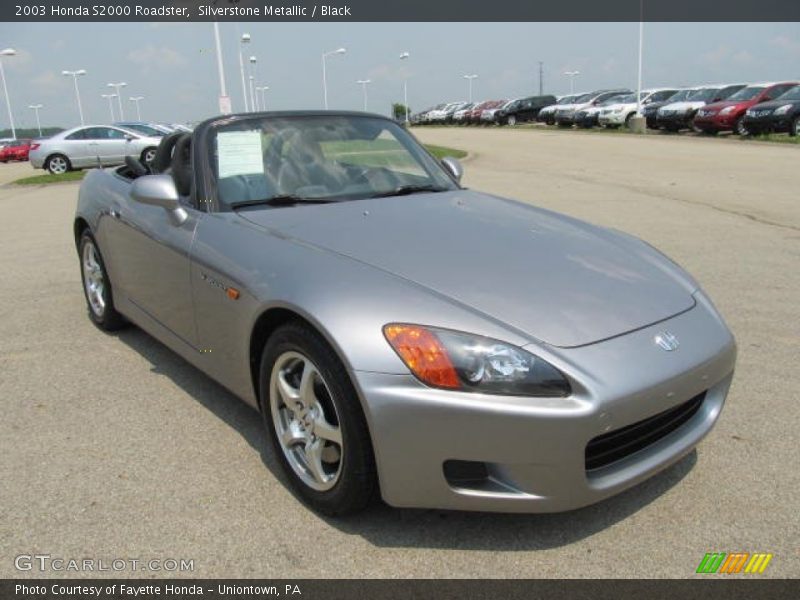 Silverstone Metallic / Black 2003 Honda S2000 Roadster