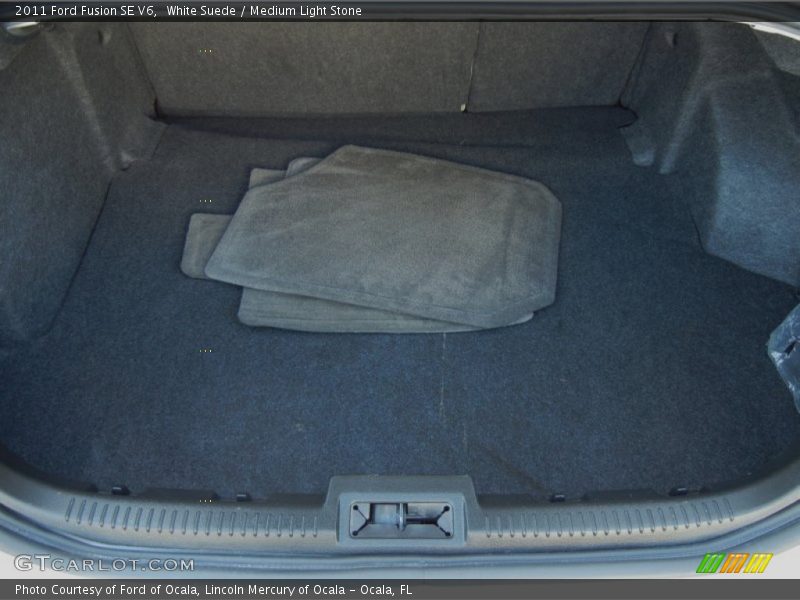 White Suede / Medium Light Stone 2011 Ford Fusion SE V6