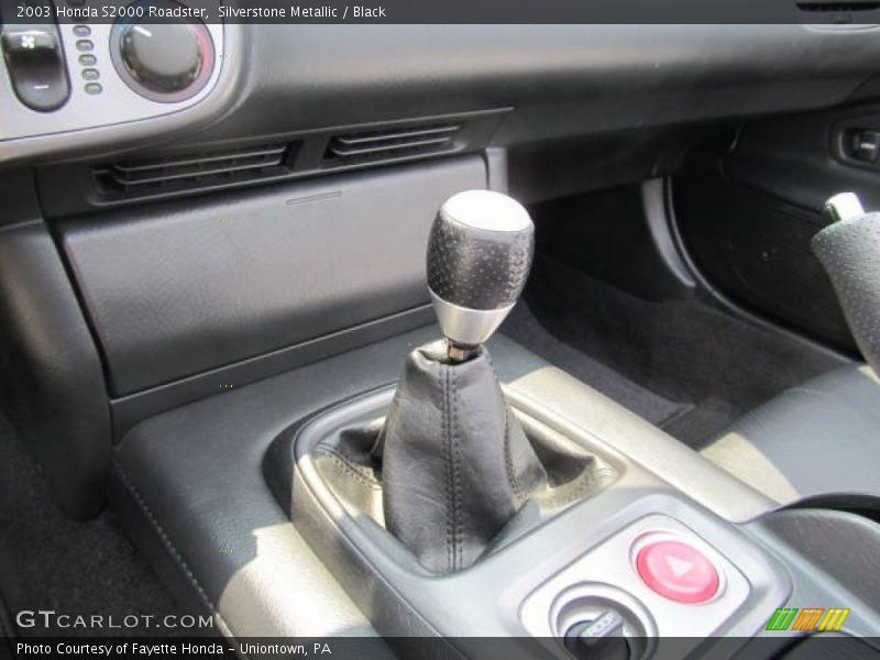 Silverstone Metallic / Black 2003 Honda S2000 Roadster