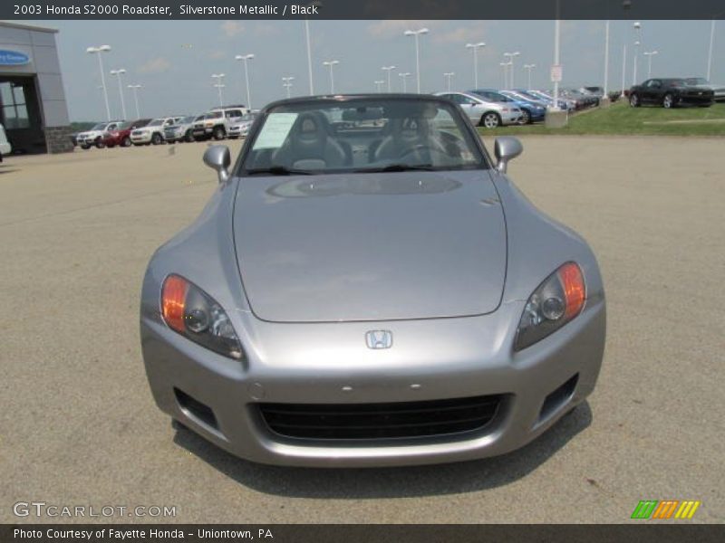 Silverstone Metallic / Black 2003 Honda S2000 Roadster