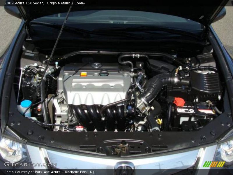 Grigio Metallic / Ebony 2009 Acura TSX Sedan