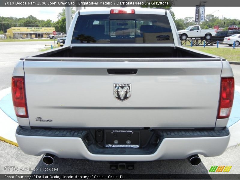 Bright Silver Metallic / Dark Slate/Medium Graystone 2010 Dodge Ram 1500 Sport Crew Cab