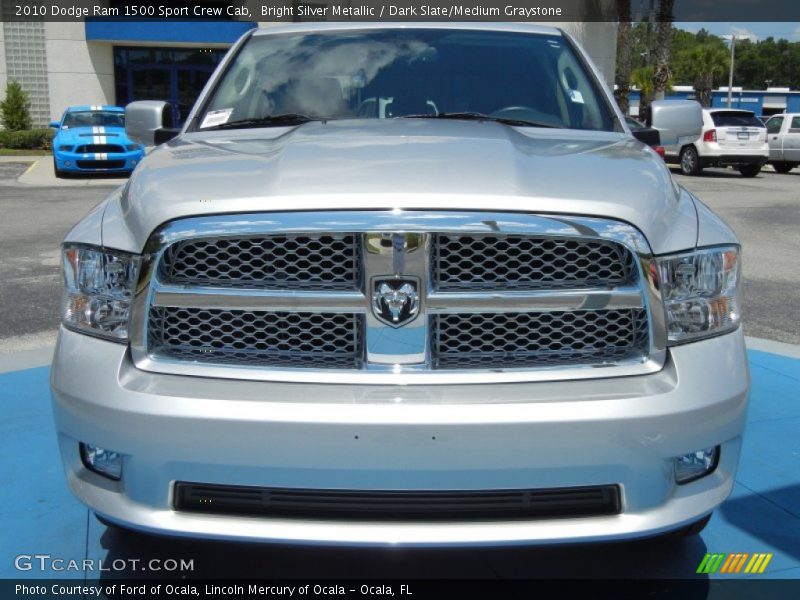 Bright Silver Metallic / Dark Slate/Medium Graystone 2010 Dodge Ram 1500 Sport Crew Cab