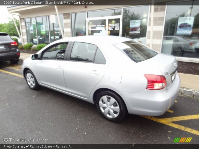 Silver Streak Mica / Dark Charcoal 2007 Toyota Yaris S Sedan
