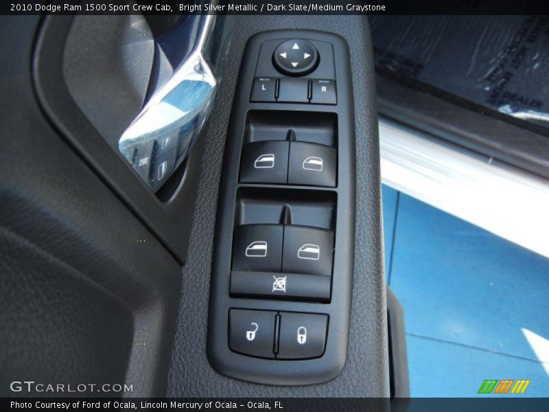 Bright Silver Metallic / Dark Slate/Medium Graystone 2010 Dodge Ram 1500 Sport Crew Cab